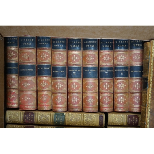 1285 - ° ° Dickens works (29 vols), History of His Own Time (6 vols) and Sacred and Legendary Art (1 vol)... 