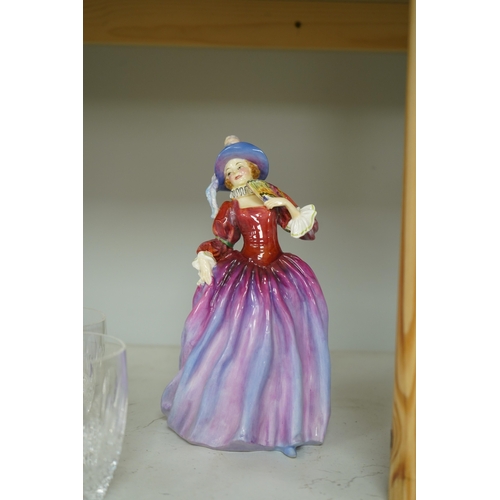 1306 - A Royal Doulton figurine, 'mariquita' HN1837 by Leslie Harradine issued from 1938-1949, 20cm. Condit... 