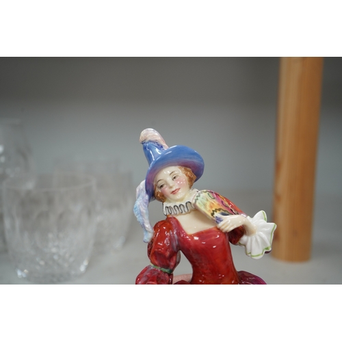 1306 - A Royal Doulton figurine, 'mariquita' HN1837 by Leslie Harradine issued from 1938-1949, 20cm. Condit... 