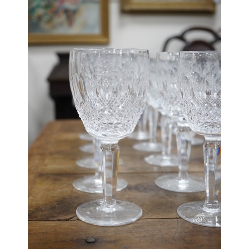 1452 - A suite of Waterford cut crystal drinking glasses, Colleen pattern. Condition - appears good