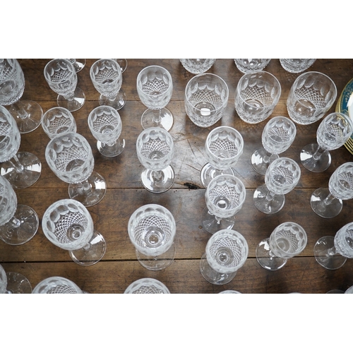 1452 - A suite of Waterford cut crystal drinking glasses, Colleen pattern. Condition - appears good