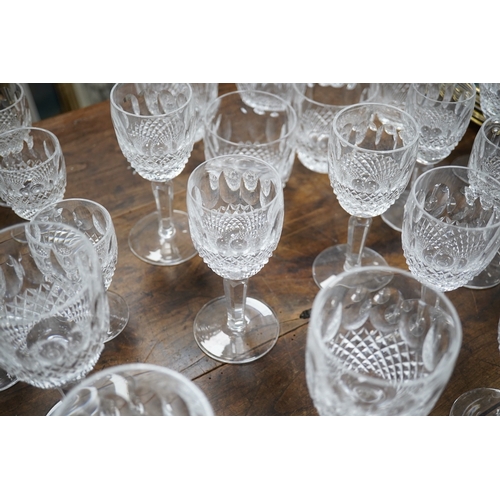 1452 - A suite of Waterford cut crystal drinking glasses, Colleen pattern. Condition - appears good