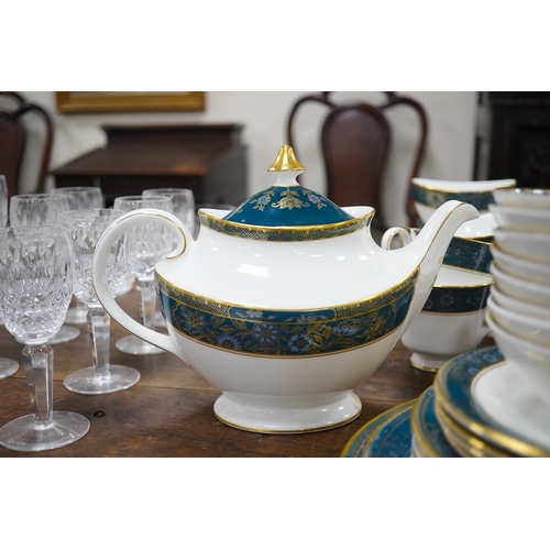 1453 - A Royal Doulton Carlyle pattern part dinner and tea service. Condition - appears good