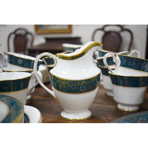 1453 - A Royal Doulton Carlyle pattern part dinner and tea service. Condition - appears good