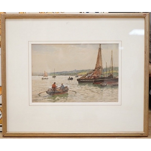 1688 - George Stanfield Walters RSA, RA, RSW (1838-1924), watercolour, Leigh Creek, monogrammed and dated... 