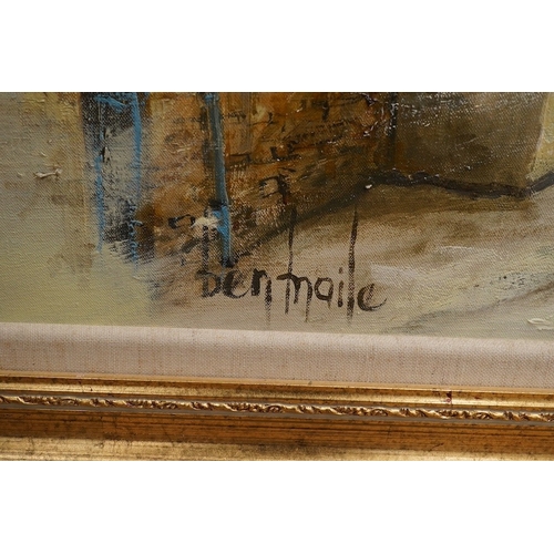 1715 - Ben Maile (19222017), impasto oil on canvas, Montmartre, signed, 50 x 60cm, gilt framed. Conditio... 