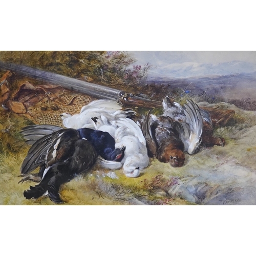 1780 - James Hardy Junior (1832-1889), pair of watercolours, Studies of dead game, each signed, one dated '... 