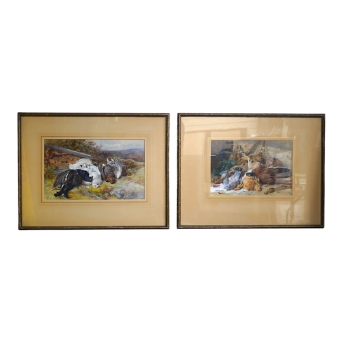 1780 - James Hardy Junior (1832-1889), pair of watercolours, Studies of dead game, each signed, one dated '... 