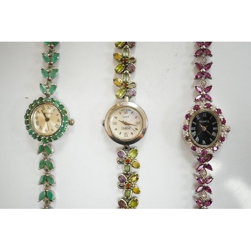 1919 - A large quantity of assorted mainly costume jewellery and wrist watches, etc, Condition - fair to go... 