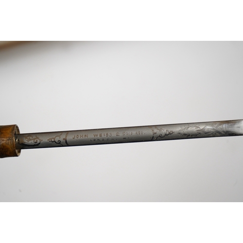 268 - A sword stick by John Weiss and Son Ltd, London. Condition - good. * Due to new safety regulations a... 