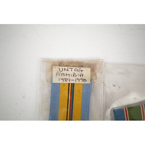 290 - Thirteen United Nations (UN) and NATO medals, eleven UN examples with  in the service of peace to ... 