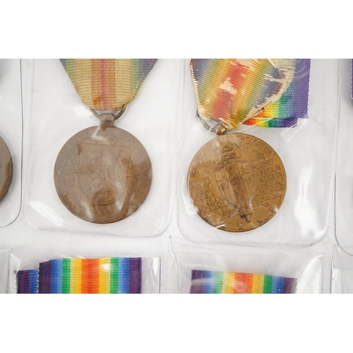 293 - Nineteen First World War allied nations Victory Medals; Four Italy allied Victory Medals,Three U.S. ... 