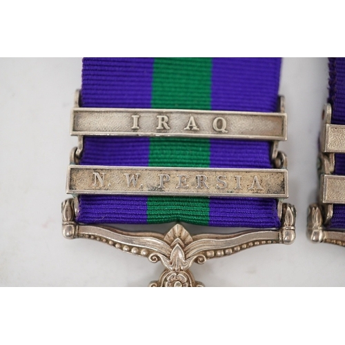 305 - Three George V General Service Medals; a medal for S. Persia awarded to 1481 HVL DR, VITHU Jadhao 11... 