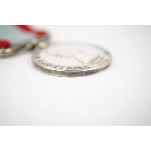 320 - A cased ERII The Coastguard Auxiliary Service Long Service medal, awarded to Eric W. Stephens. Condi... 