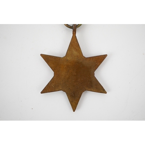 322 - A WWII Air Crew Europe Star. Condition - fair to good.