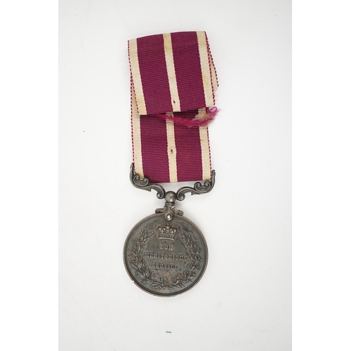 326 - A George V Meritorious Service Medal (MSM), awarded to SJT. MJR. W. Patterson R.A. Condition - fair.... 