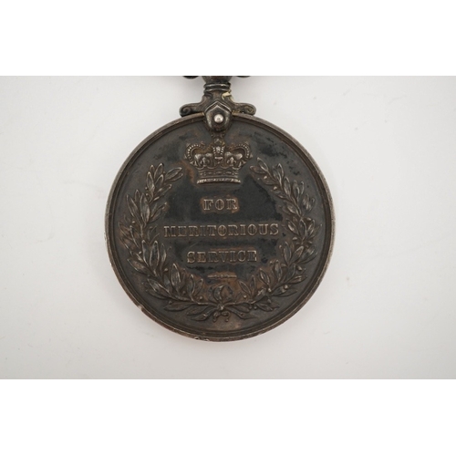 326 - A George V Meritorious Service Medal (MSM), awarded to SJT. MJR. W. Patterson R.A. Condition - fair.... 