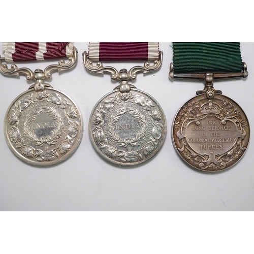 339 - A Geo V India Meritorious Service Medal 1888 to 3999 Sepoy Bhuluam Mohd 3/16 Punjab R.Geo VI Meritor... 