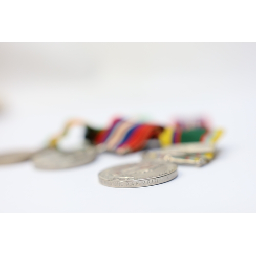 344 - A group of assorted medals; WW2/ERII Cadet Forces medal group of 3  with two clasps to Fg.Off.W.K.Wi... 