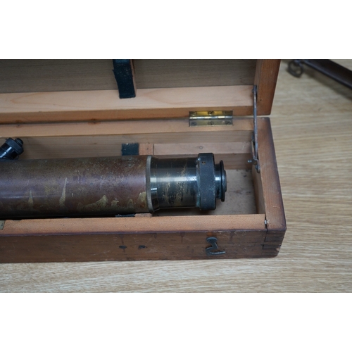 358 - A First World War telescope gunsight by W. Watson & Sons Ltd., London, stamped S.S. Telescope x8 334... 