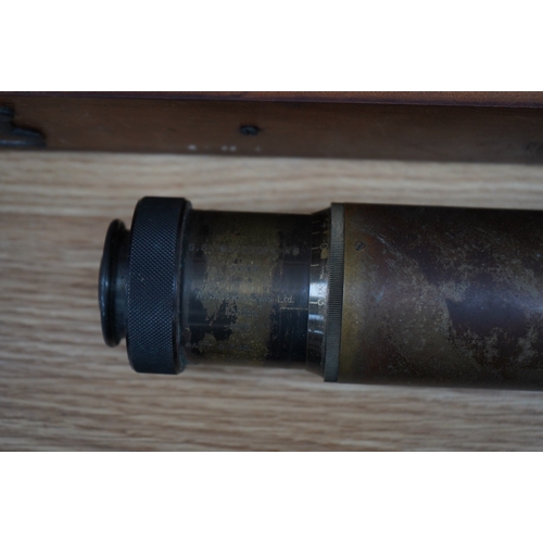 358 - A First World War telescope gunsight by W. Watson & Sons Ltd., London, stamped S.S. Telescope x8 334... 