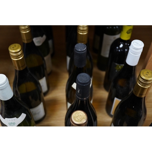 460 - Eighteen bottles of assorted white wines, to include five Kumea Village 2012, three Mâcon-Péronne 20... 