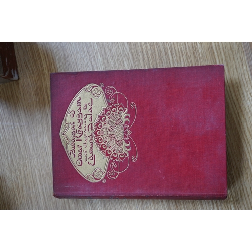 516 - ° ° Dulac, Edward - Rubaiyat of Omar Khayyam, Hodder & Stroughton, red cloth; Monro, W.D. - Stories ... 