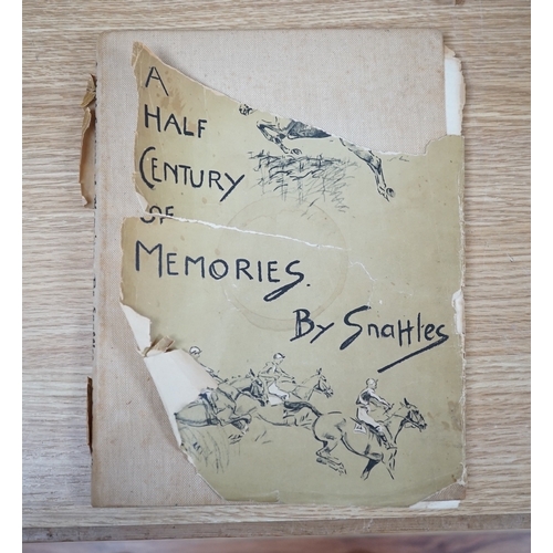 548 - "Snaffles" (Charles Johnson Payne), A Half Century of Memories and My Sketch Book, Mount a... 