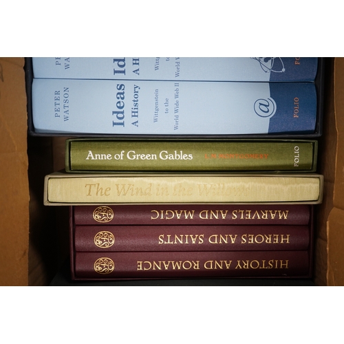 626 - ° ° Nine Folio Society books including History of the Indians of the United States and History & ... 