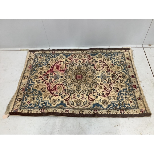 1051 - Three North West Persian style rugs and one other rug, largest 200 x 110cm. Condition - poor to fair... 