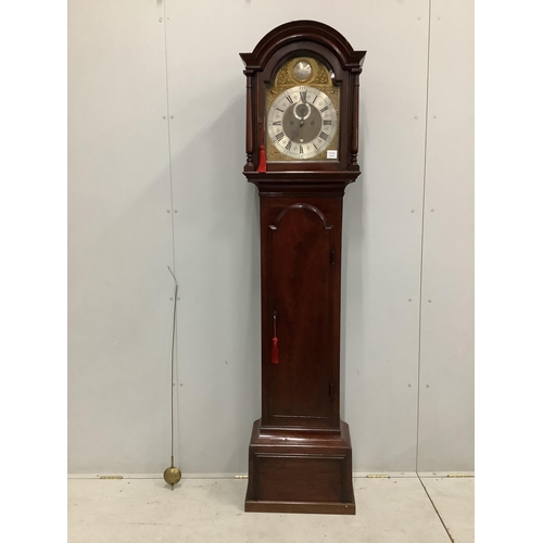 1070 - James Inglish, London, a George III mahogany eight day longcase clock, height 206cm. Condition -  fa... 