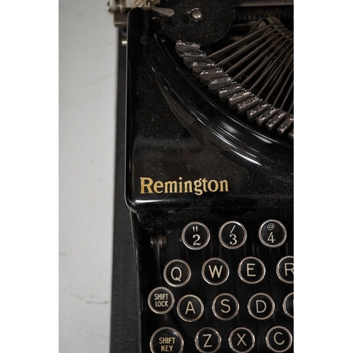 1268 - A cased Remington Home Portable typewriter. Condition - fair.