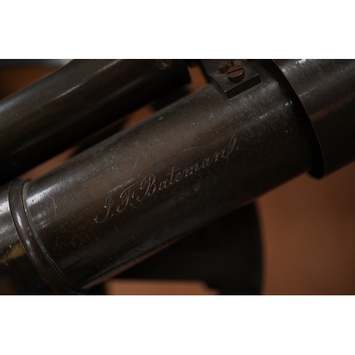 1272 - A mid 19th century Elliott Bros., London theodolite and teak tripod, with owners engraved name for ... 