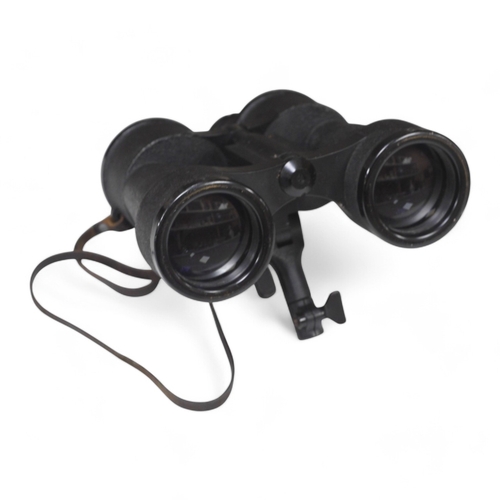 1360 - A pair of BLC 8x60 black binoculars, reg. 2084895, with a tripod fitment, 27.5cm log. Condition - fa... 