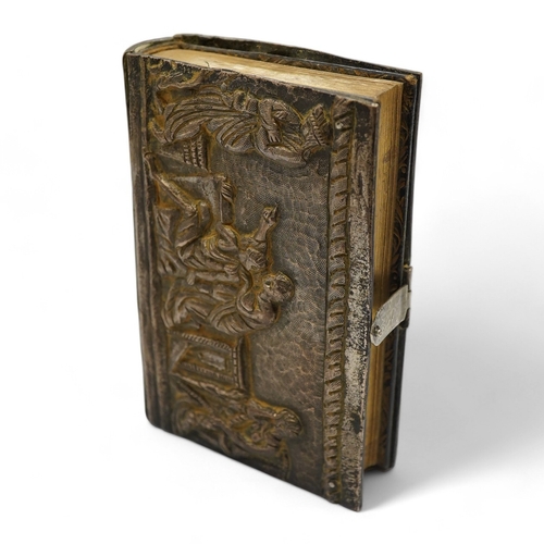 1423 - ° ° The Book of Common Prayer, Oxford c.1880, in a Maltese silver binding. 11 x 7.5cm