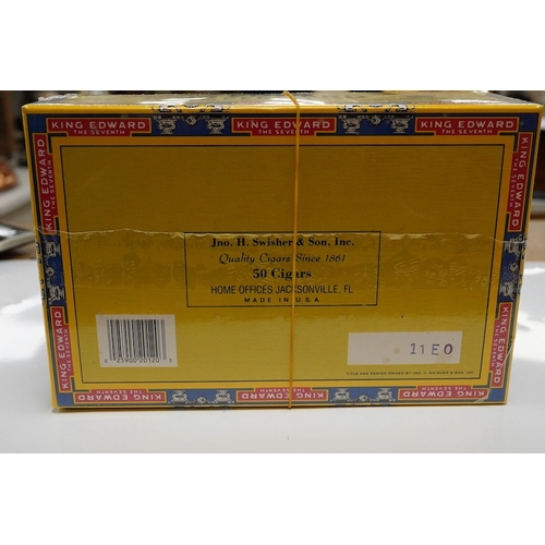 1433 - A Sealed box of fifty King Edward Imperial cigars