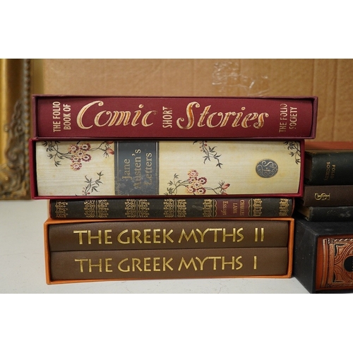 1453 - A collection of folio society books, to include The Greek Myths Vols I & II. Condition - fair