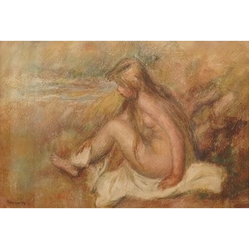 1703 - After Renoir (French, 1841-1919), colour lithograph, Le Bain, signed in the plate, 27 x 42cm. Cond... 