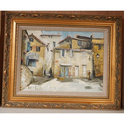 1719 - Ben Maile (19222017), impasto oil on canvas, Grimaud, Southern France, signed, 29 x 39cm, gilt fr... 