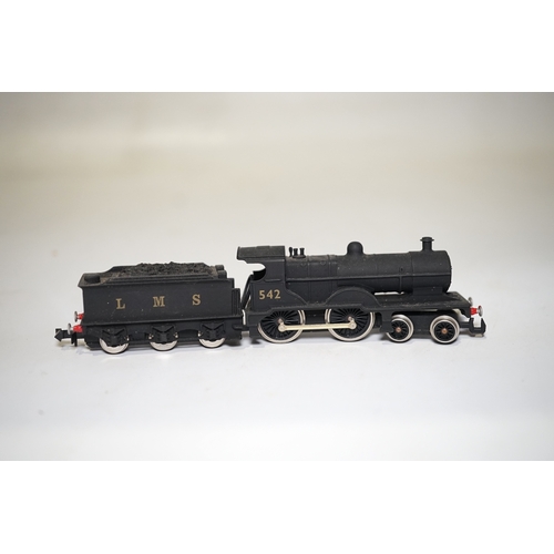 258 - Three boxed Union Mills Models N gauge railway LNER locomotives; a Class Q2, 3359, a Class J26, 5734... 