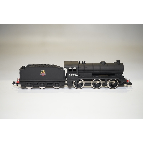 263 - Three boxed Union Mills Models N gauge railway BR locomotives; a Class J39, 64736, a Class J11, 6439... 