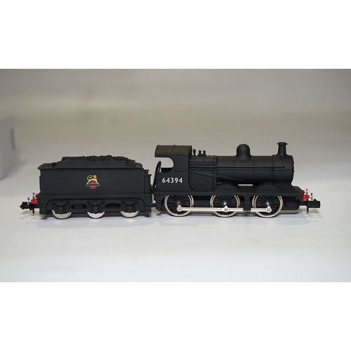 263 - Three boxed Union Mills Models N gauge railway BR locomotives; a Class J39, 64736, a Class J11, 6439... 