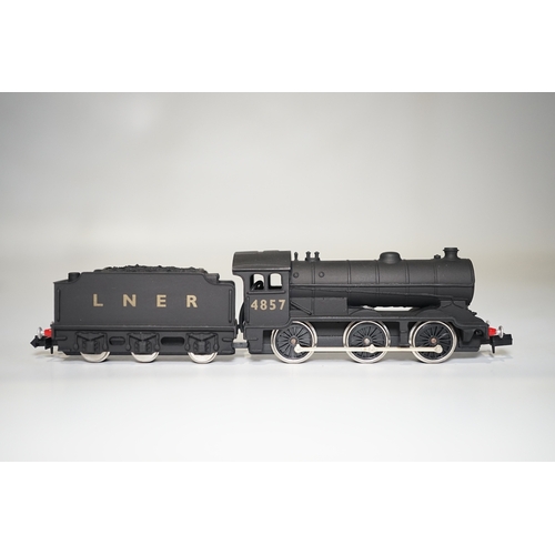 266 - Three boxed Union Mills Models N gauge railway LNER locomotives; a Class J38, 5919, a Class J39, 180... 