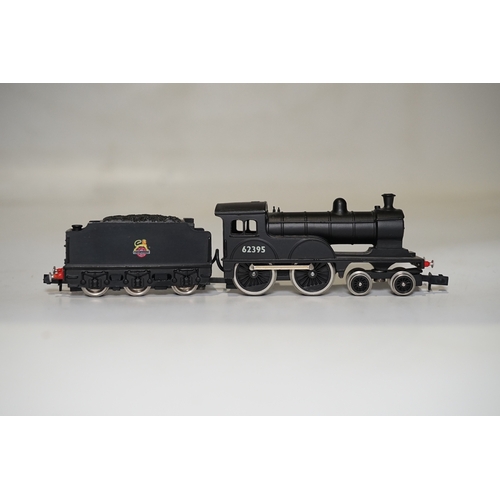 269 - Three boxed Union Mills Models N gauge railway BR locomotives; a Class G2, 49078, a Class D20, 62395... 