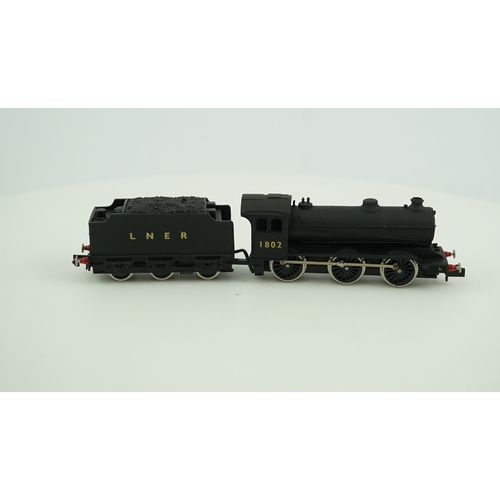 271 - Three boxed Union Mills Models N gauge railway LNER locomotives; a Class D20, 2106, a Class D20, 210... 