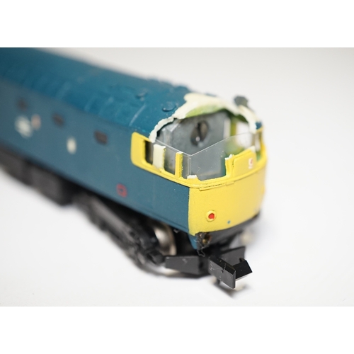 274 - Four boxed Silver Fox Models N gauge BR Bo-Bo diesel locomotives - two Class 24 locos; one in dark g... 