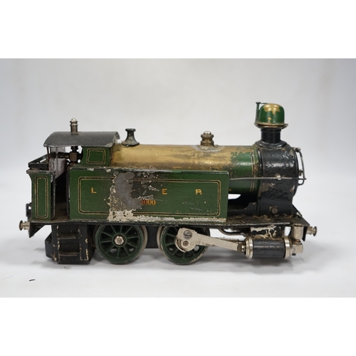 287 - A Trix Twin Railway 00 gauge train set box containing; four locomotives, eight bogie coaches, two ra... 