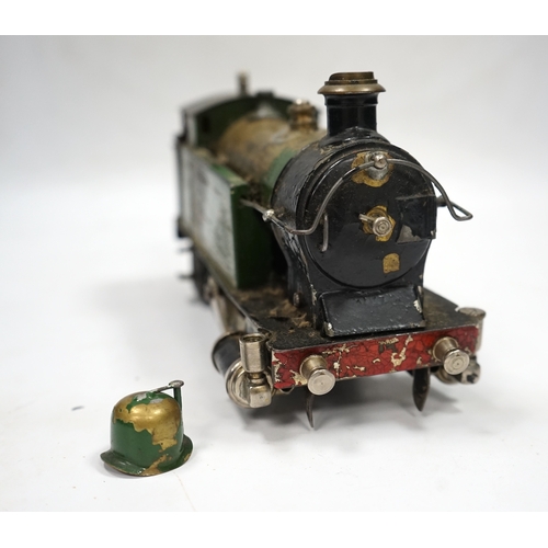 287 - A Trix Twin Railway 00 gauge train set box containing; four locomotives, eight bogie coaches, two ra... 