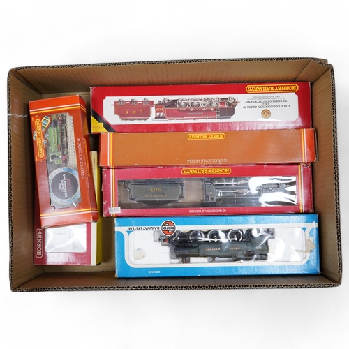 292 - Seven boxed 00 gauge locomotives by Hornby Railways, GMR, Lima, etc. including; an LMS Coronation Cl... 