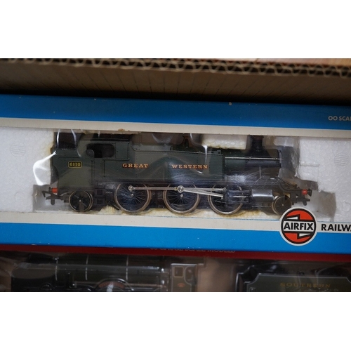 292 - Seven boxed 00 gauge locomotives by Hornby Railways, GMR, Lima, etc. including; an LMS Coronation Cl... 